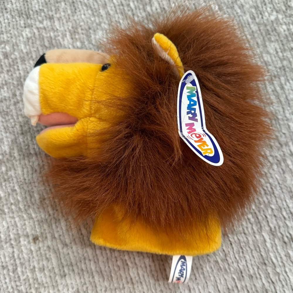 Mary Meyer Chit Chat Lion Hand Puppet Plush 2003 Vintage HTF